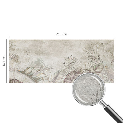 Modern wall mural for bedroom Decorative leaves