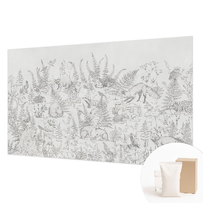 Premium photo wallpaper Forest animals