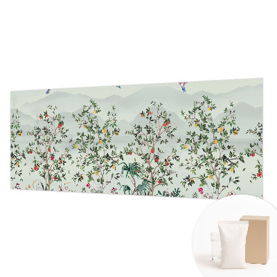 Decorative wall mural for living room Exotic trees