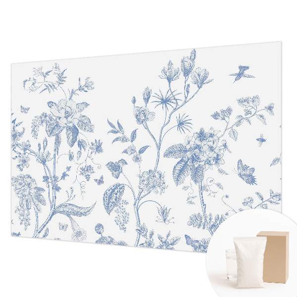 Non-woven wall mural Floral pattern