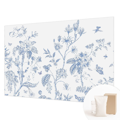 Non-woven wall mural Floral pattern