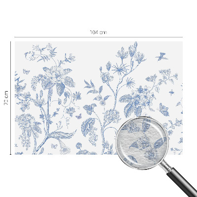 Non-woven wall mural Floral pattern