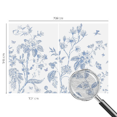 Non-woven wall mural Floral pattern