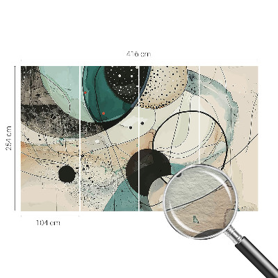 Wallpaper mural Colorful circles