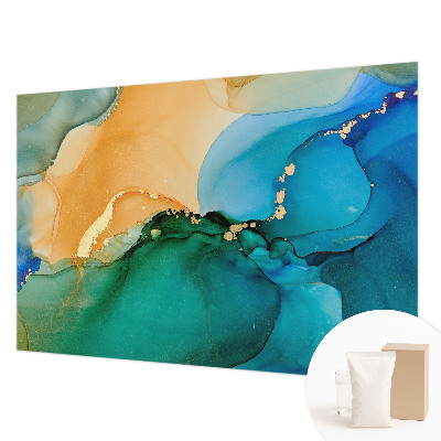 Photo wallpaper Colorful waves