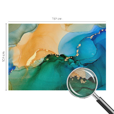Photo wallpaper Colorful waves
