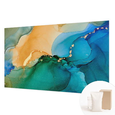 Photo wallpaper Colorful waves