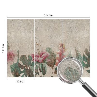 Photo wall mural Subtle flora
