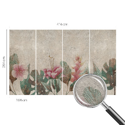 Photo wall mural Subtle flora