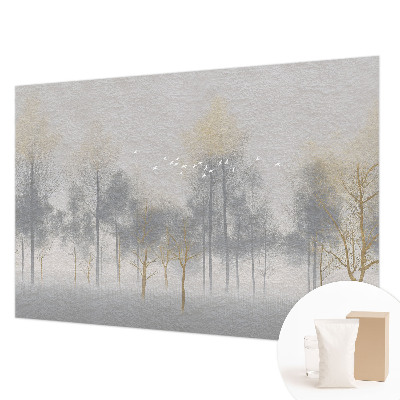 Wall mural for living room Forest harmony
