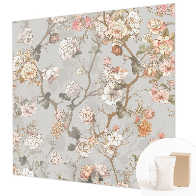 Wall mural for bedroom Romantic pattern