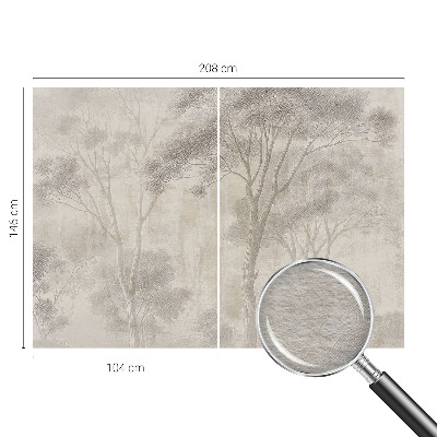 Wallpaper mural for living room Stylish harmony