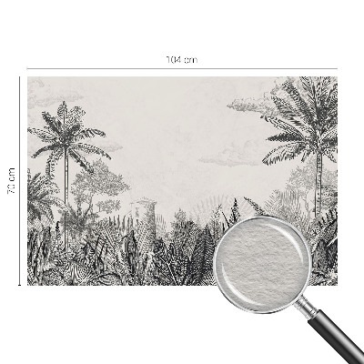 Large wall mural Tropical scenery