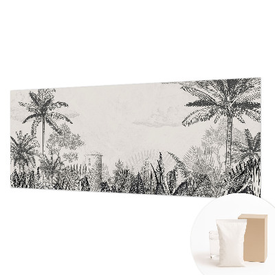 Large wall mural Tropical scenery