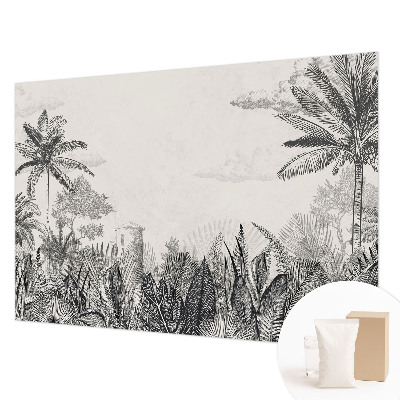Large wall mural Tropical scenery