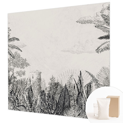 Large wall mural Tropical scenery