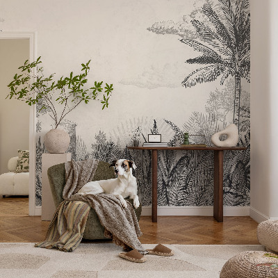 Large wall mural Tropical scenery