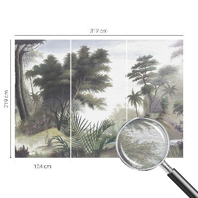 Custom size wall mural Exotic landscape