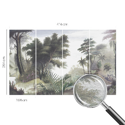 Custom size wall mural Exotic landscape