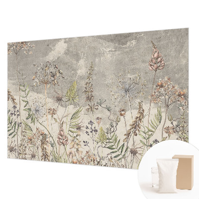 Custom size wall mural Wild plants