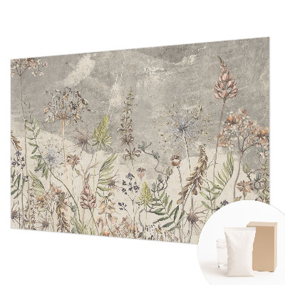 Custom size wall mural Wild plants
