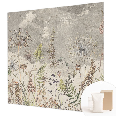 Custom size wall mural Wild plants