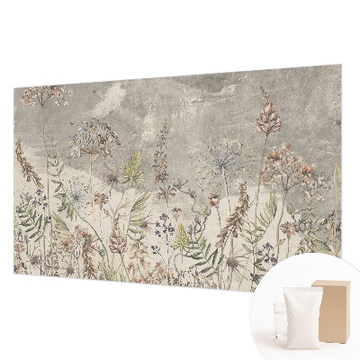 Custom size wall mural Wild plants
