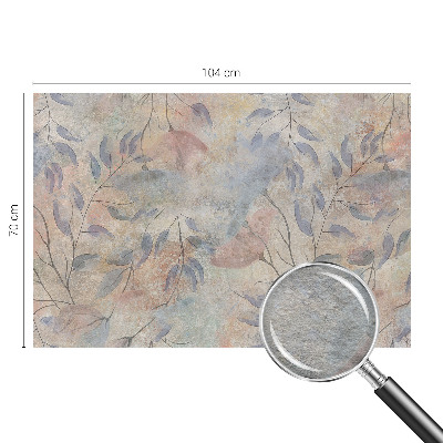 Modern wall mural Abstract leaves