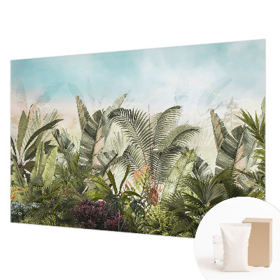 Modern wall mural for living room Tropical paradise