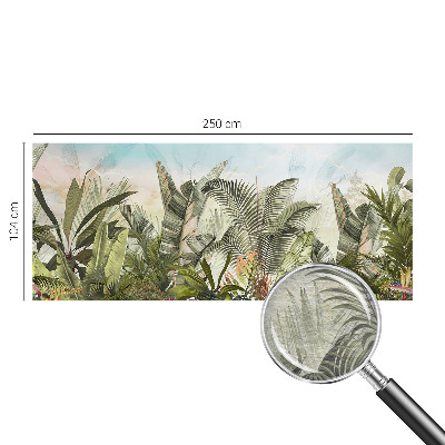 Modern wall mural for living room Tropical paradise