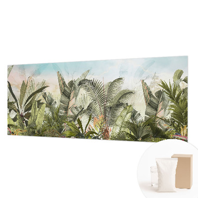 Modern wall mural for living room Tropical paradise