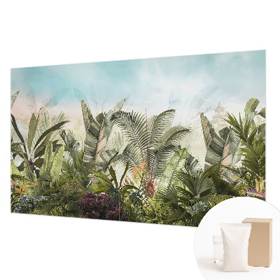 Modern wall mural for living room Tropical paradise