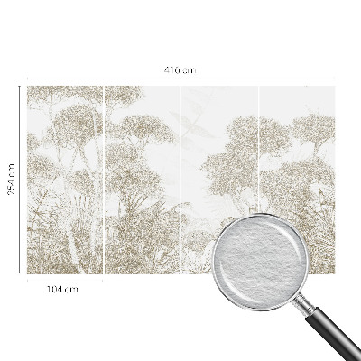 High quality wall mural wallpaper Tropical vegetation