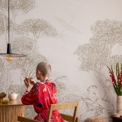 High quality wall mural wallpaper Tropical vegetation