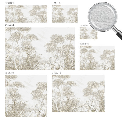 High quality wall mural wallpaper Tropical vegetation