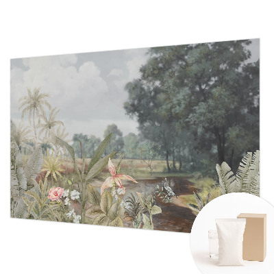 Decorative wall mural for living room Exotic landscape