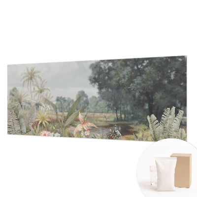 Decorative wall mural for living room Exotic landscape