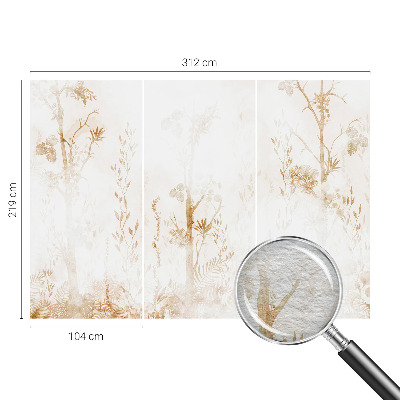 Non-woven photo wallpaper Botanical elegance