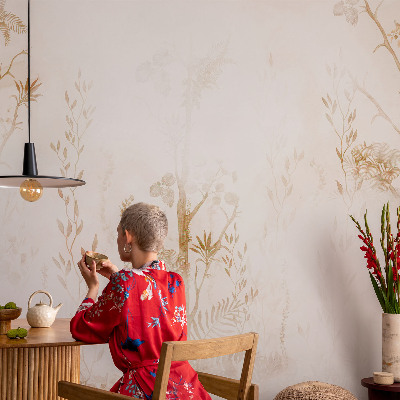 Non-woven photo wallpaper Botanical elegance
