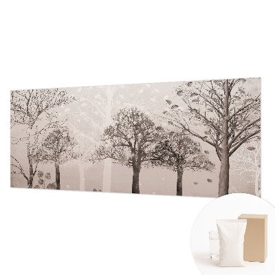 Photo wall mural Delicate trees