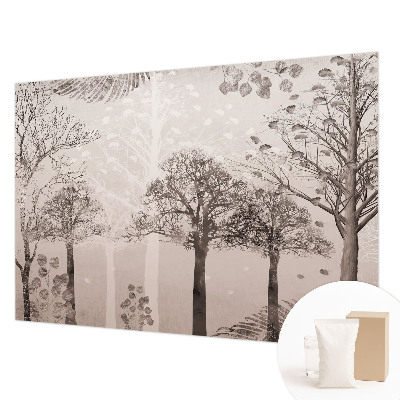Photo wall mural Delicate trees