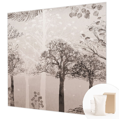 Photo wall mural Delicate trees