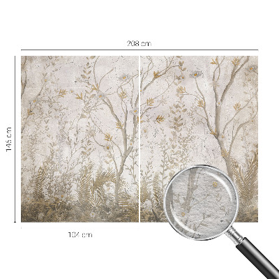 Wall mural for bedroom A forest corner