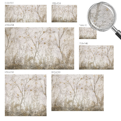 Wall mural for bedroom A forest corner