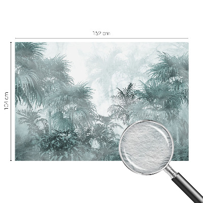 Large wallpaper mural Exotic green