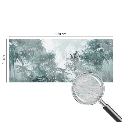 Large wallpaper mural Exotic green