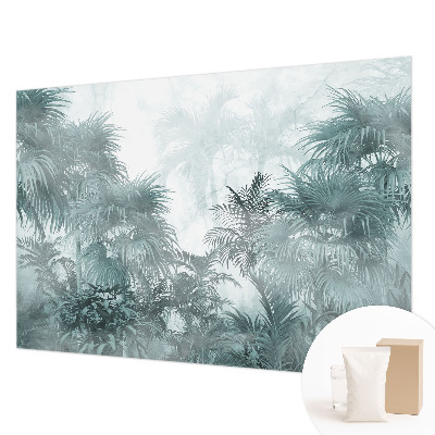 Large wallpaper mural Exotic green