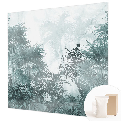 Large wallpaper mural Exotic green