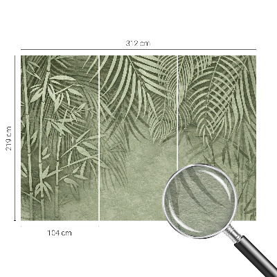 Large wall mural wallpaper Bamboo paradise
