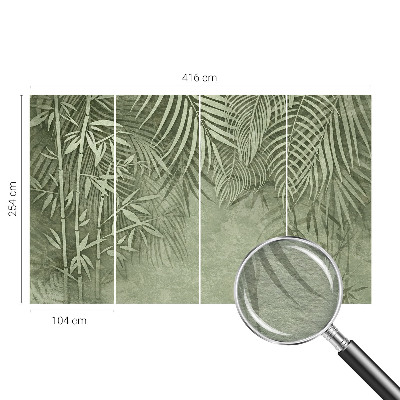 Large wall mural wallpaper Bamboo paradise